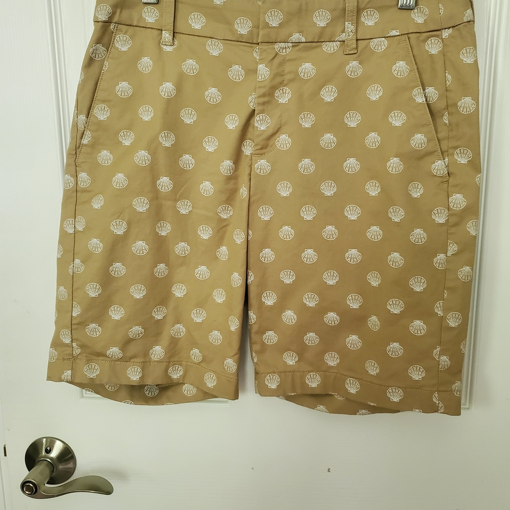 J. Crew Tan Shell Pattern Women's Shorts